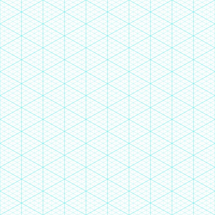 Isometric graph paper -
          dotted